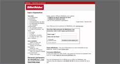 Desktop Screenshot of pro.billetreduc.com